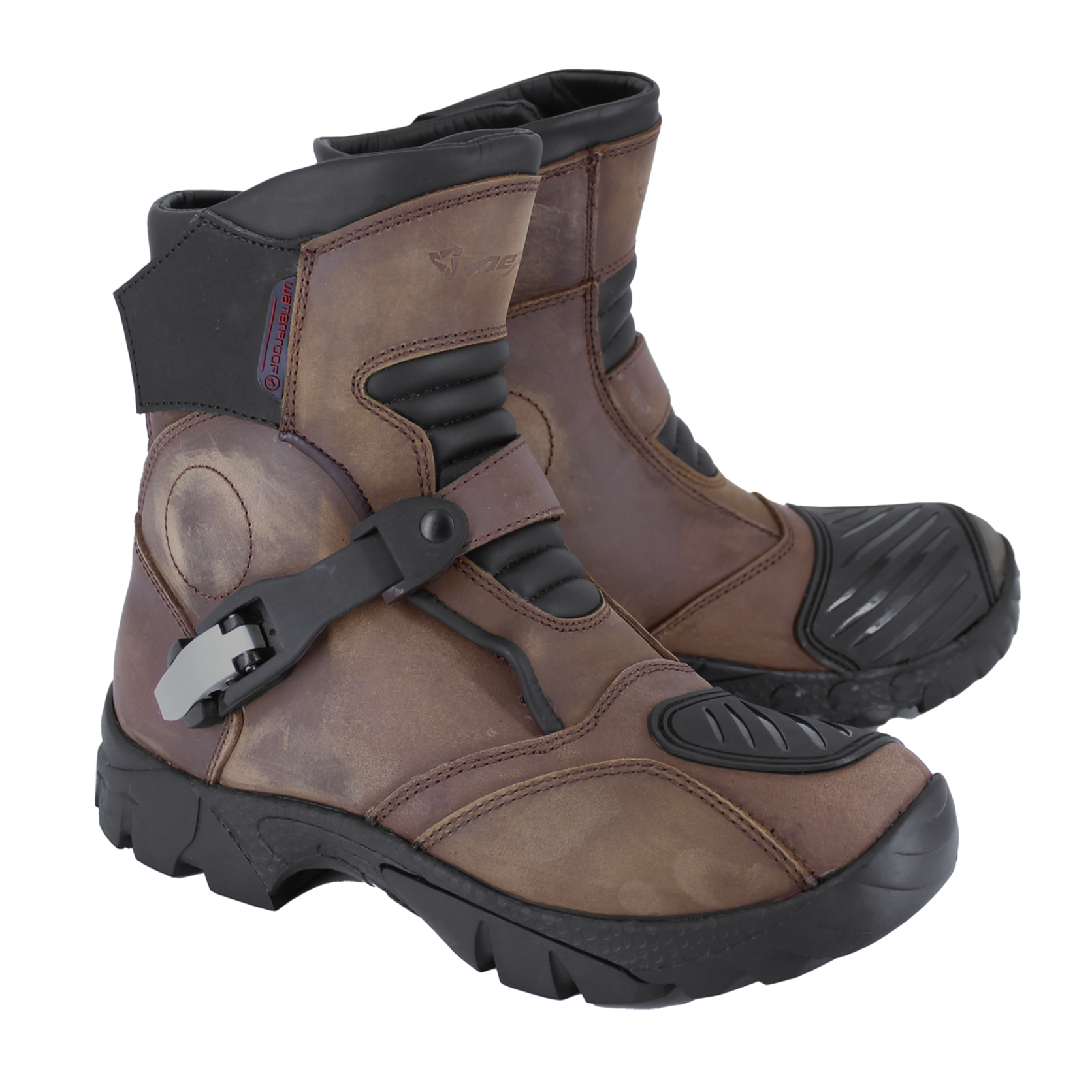 Nexo Adventure Grip Boots (Brown) – Bike Kings