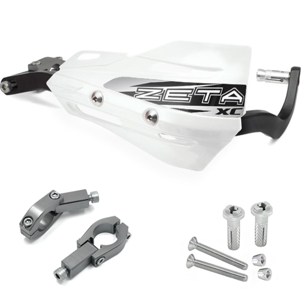 Zeta Armor Hand Guard XC Kit - Black/White – Bike Kings