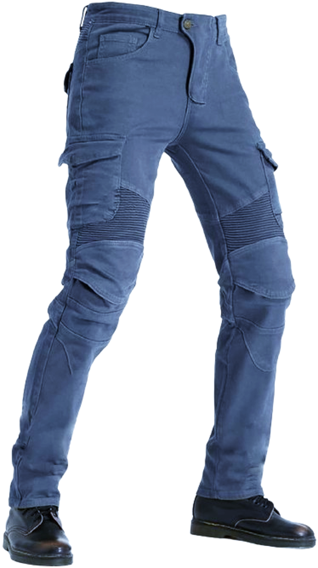 Motorcycle Jean Motard Jeans Moto, Denim, Homme, Bleu, Pantalon