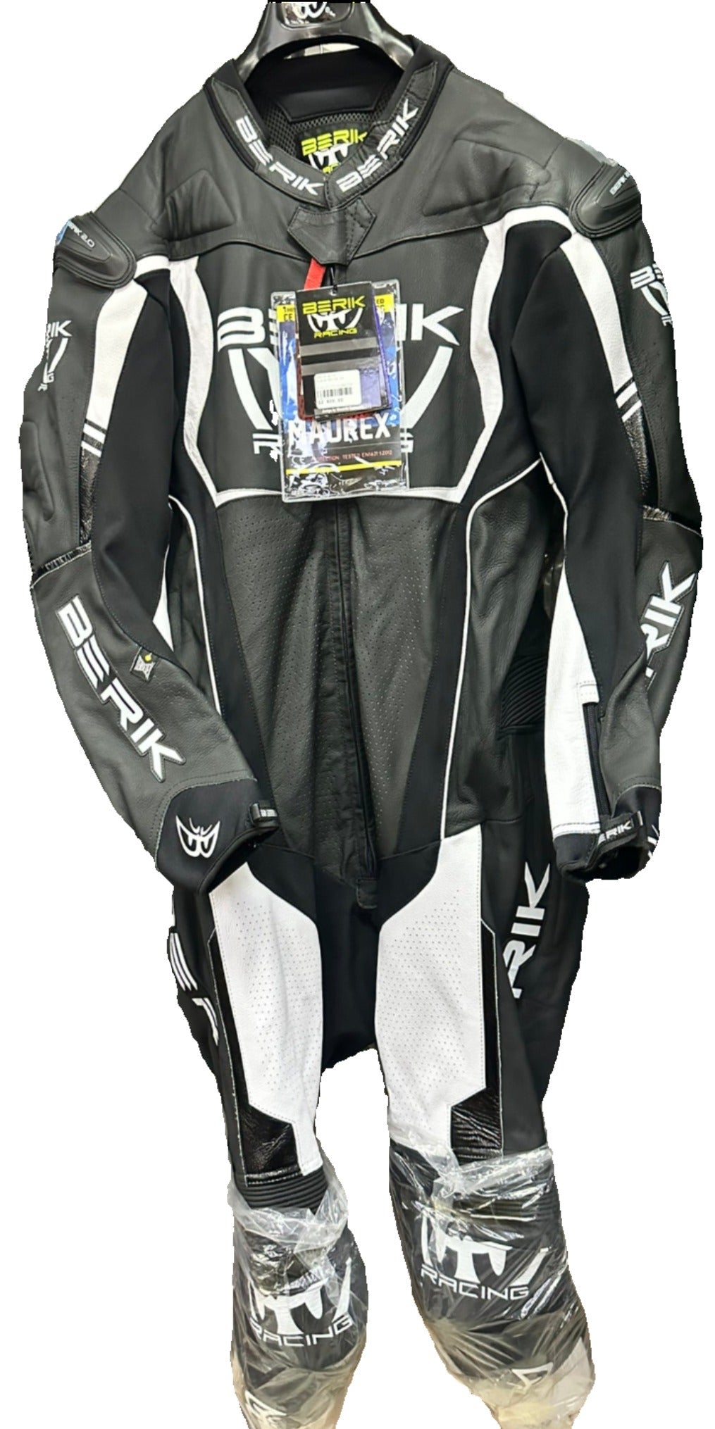 Berik 2.0 Leather Body Suit - Black/White – Bike Kings