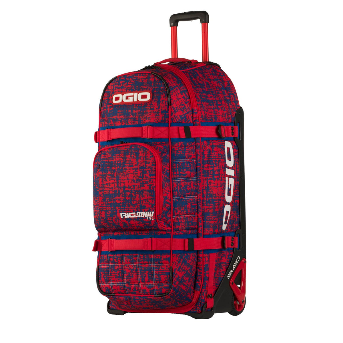 Ogio Rig 9800 Wheeled Travel Bag - Chaos Red/Blue – Bike Kings