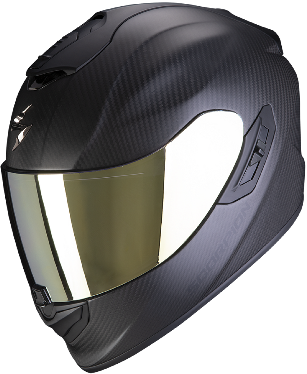 Scorpion EXO1400 EVO II Carbon Air Solid Helmet Black Bike Kings