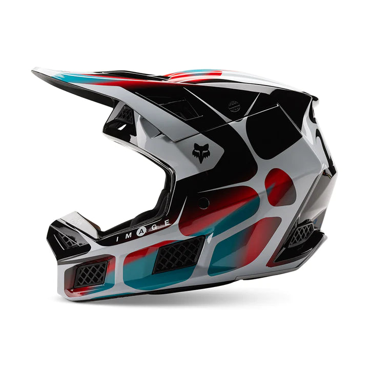 Fox V3 RS SYZ Helmet - Black/White – Bike Kings