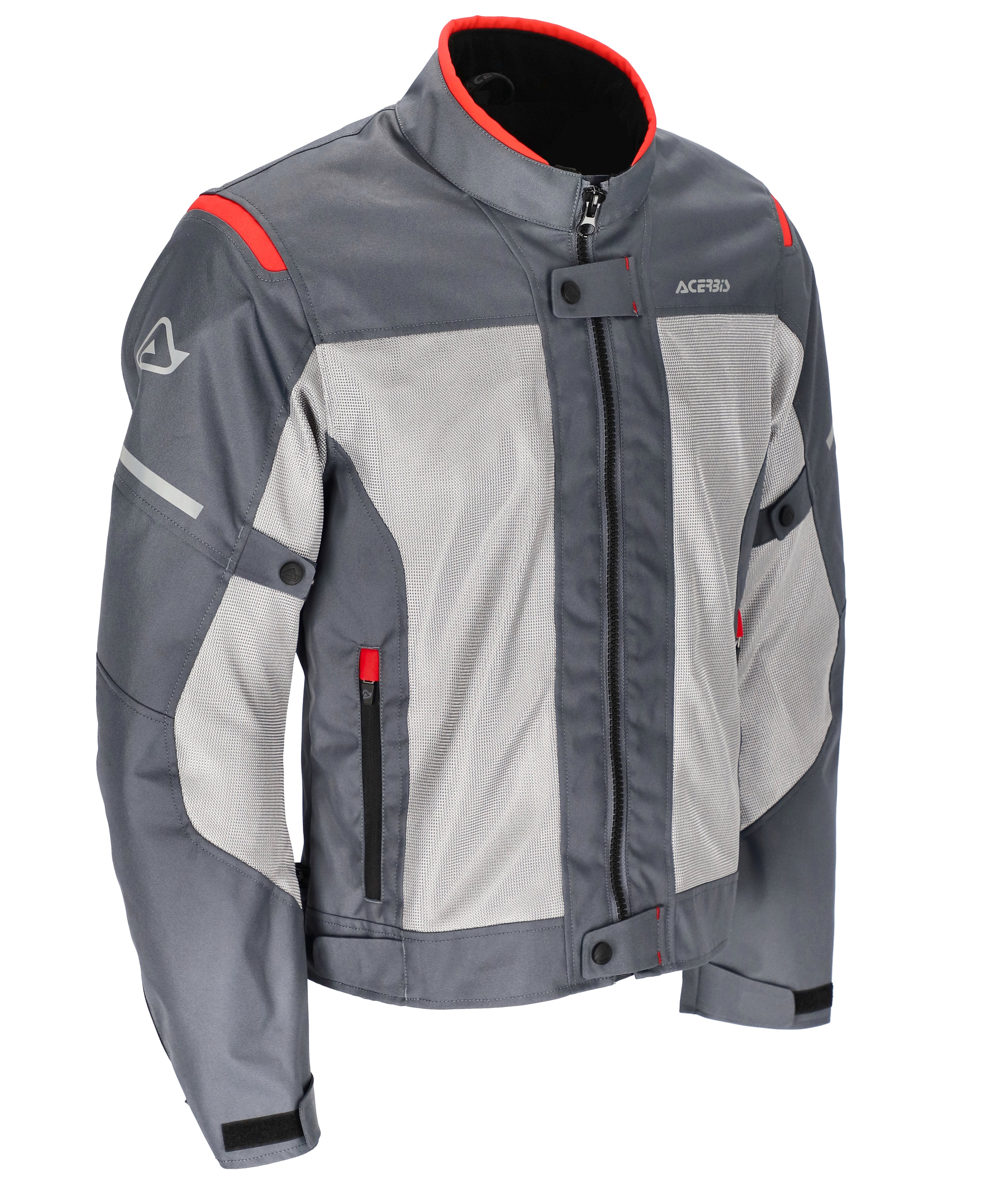 Acerbis CE Ramsey My Vented 2.0 Jacket - Grey/Red – Bike Kings