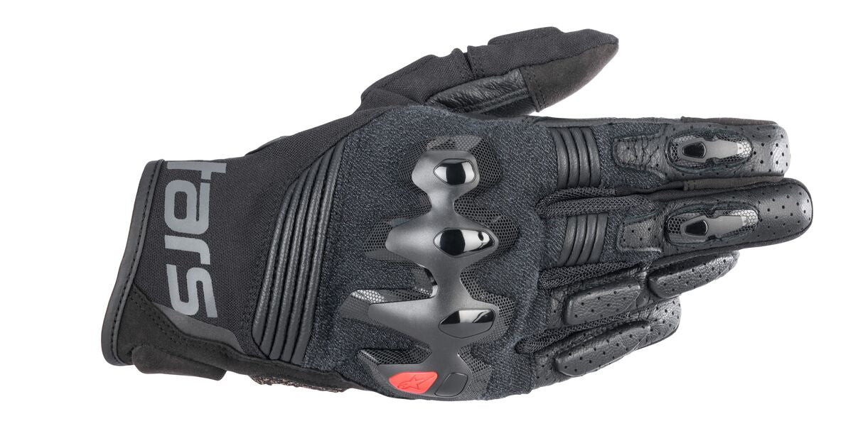 Alpinestars Halo Leather Gloves - Black | Bike Kings